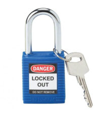 CANDADO DE SEGURIDAD AZUL  (KD-P38S-BLU)