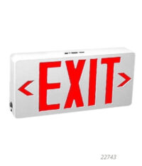 Rótulo De Salida Luminoso “Exit”, Rojo 120/277V (22743)