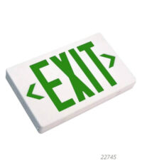 Rótulo De Salida Luminoso “Exit”, Verde 120/277V (22745)
